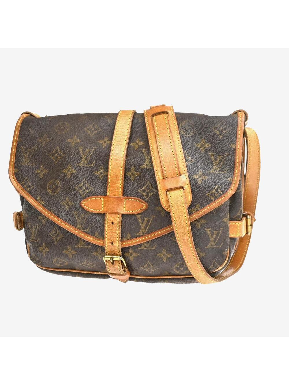 Louis Vuitton Saumur Handbag Canvas 30 #375011L84B